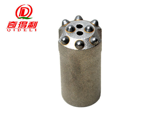 7 Tapper Degree Hammer Drill Bits , 32mm 8 Buttons Tungsten Carbide Spherical Drill Bit